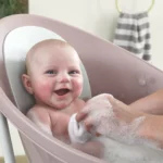 Wanienka dla niemowląt SHNUGGLE, Blossom Pink, 0-12+ miesięcy